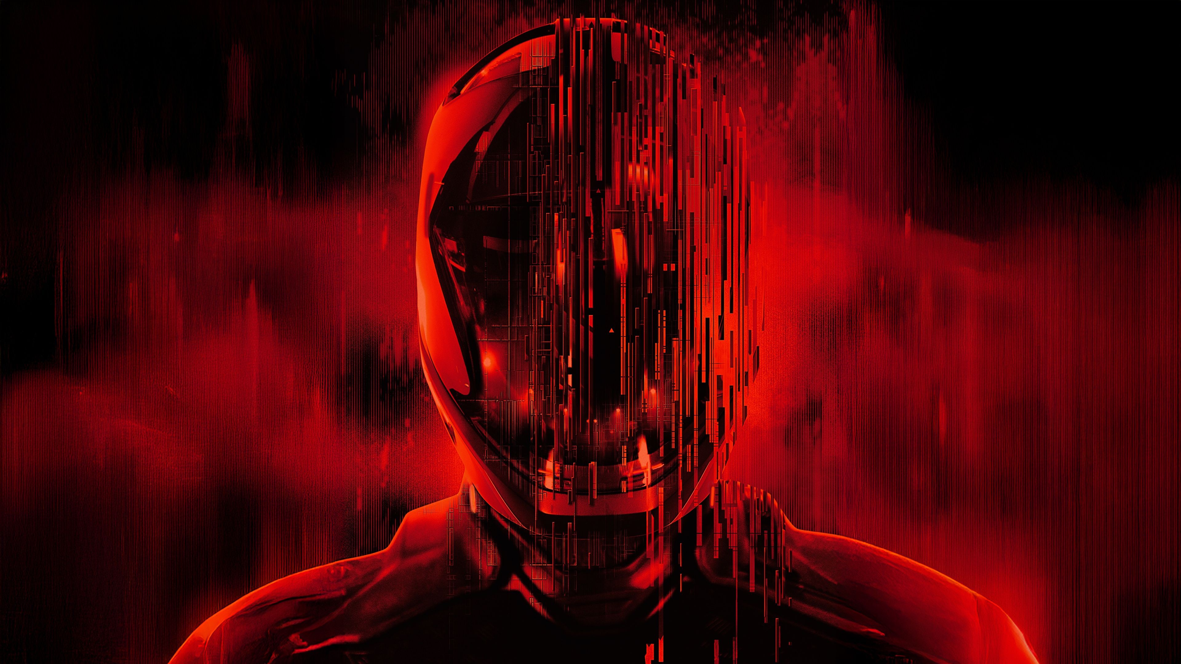 Tron: Ares Glitch ultra HD 4K wallpaper