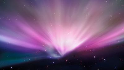 OS X Leopard Aurora ultra HD 4K wallpaper