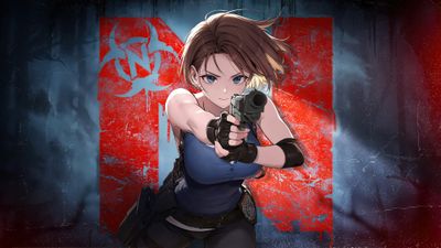 Goddess of Victory: Nikke Jill Valentine ultra HD 4K wallpaper