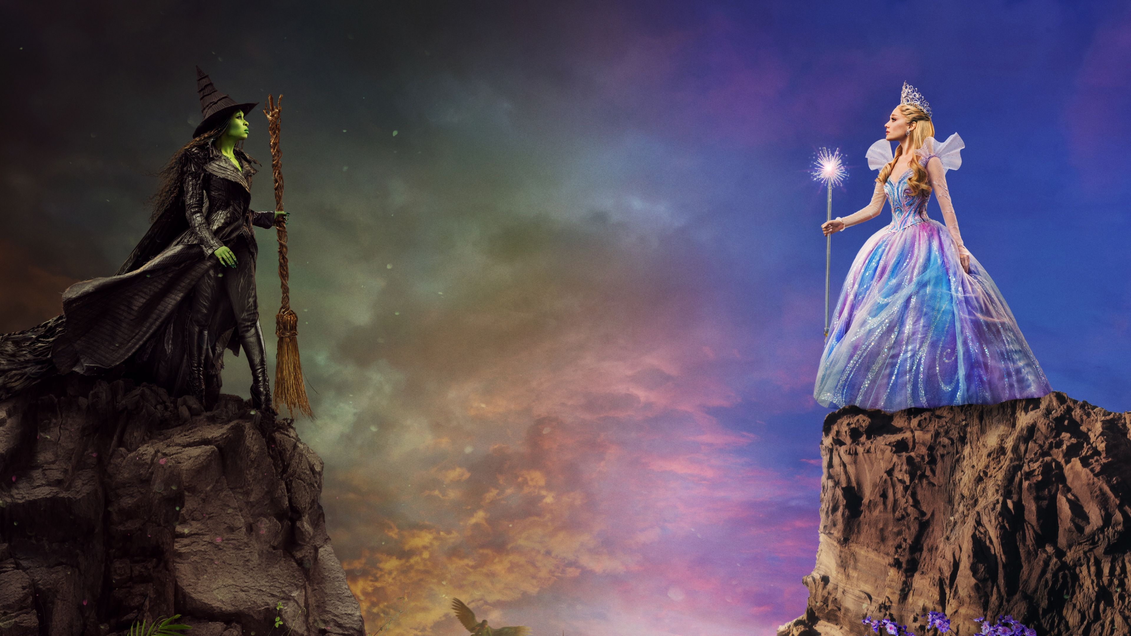 Elphaba Glinda ultra HD 4K wallpaper