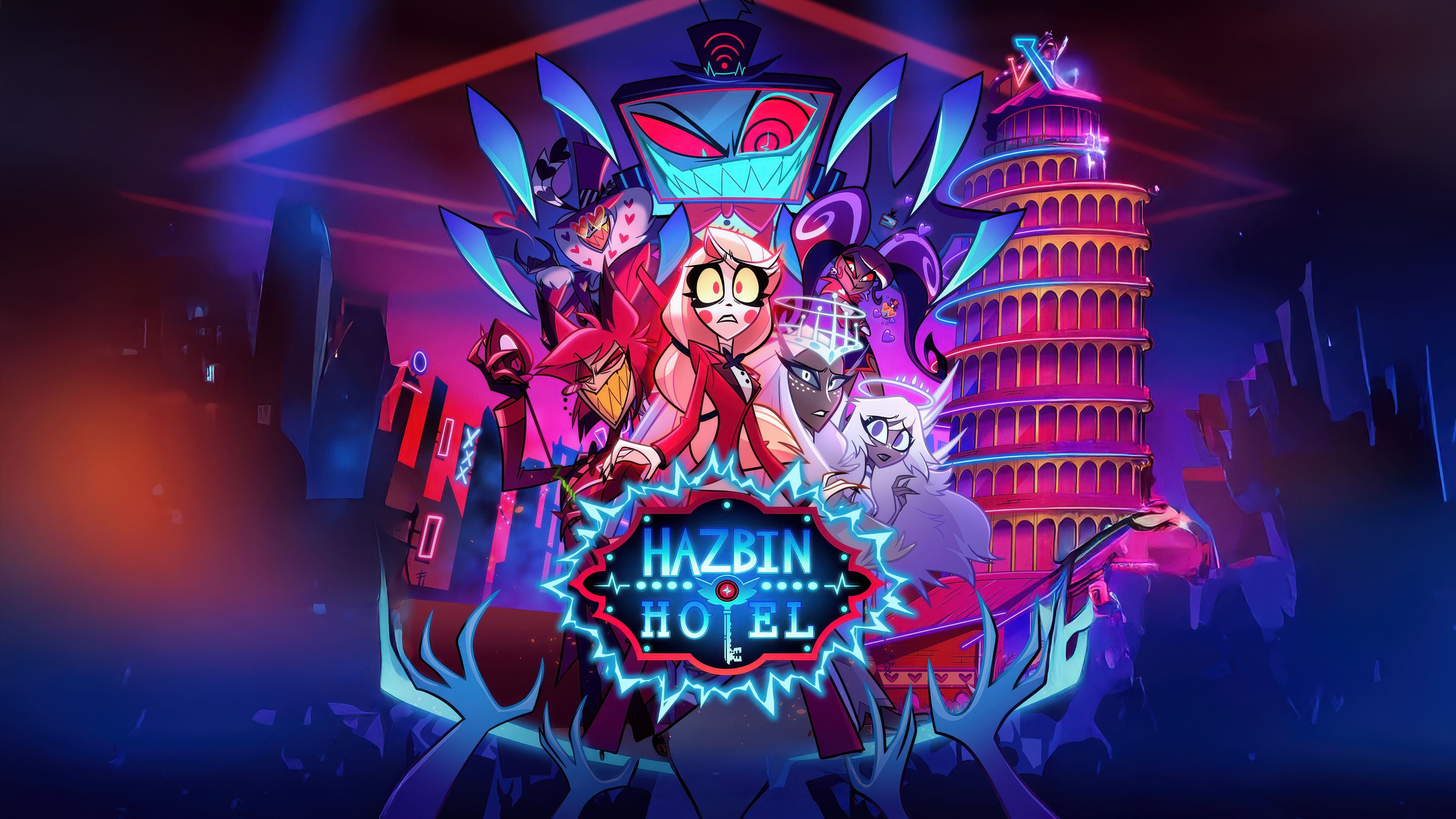 Hazbin Hotel Season 2 ultra HD 4K wallpaper