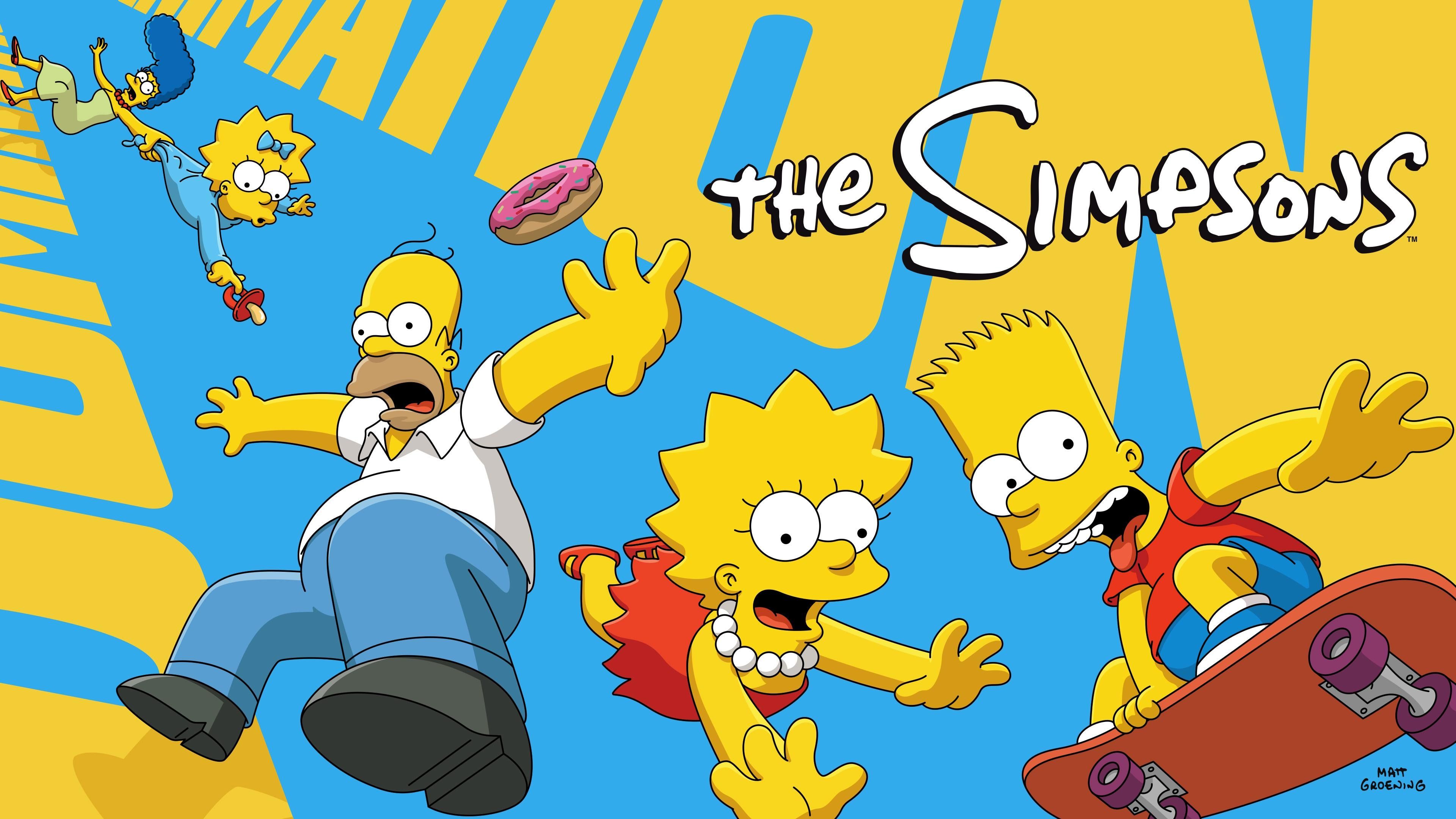 The Simpsons 2025 ultra HD 4K wallpaper