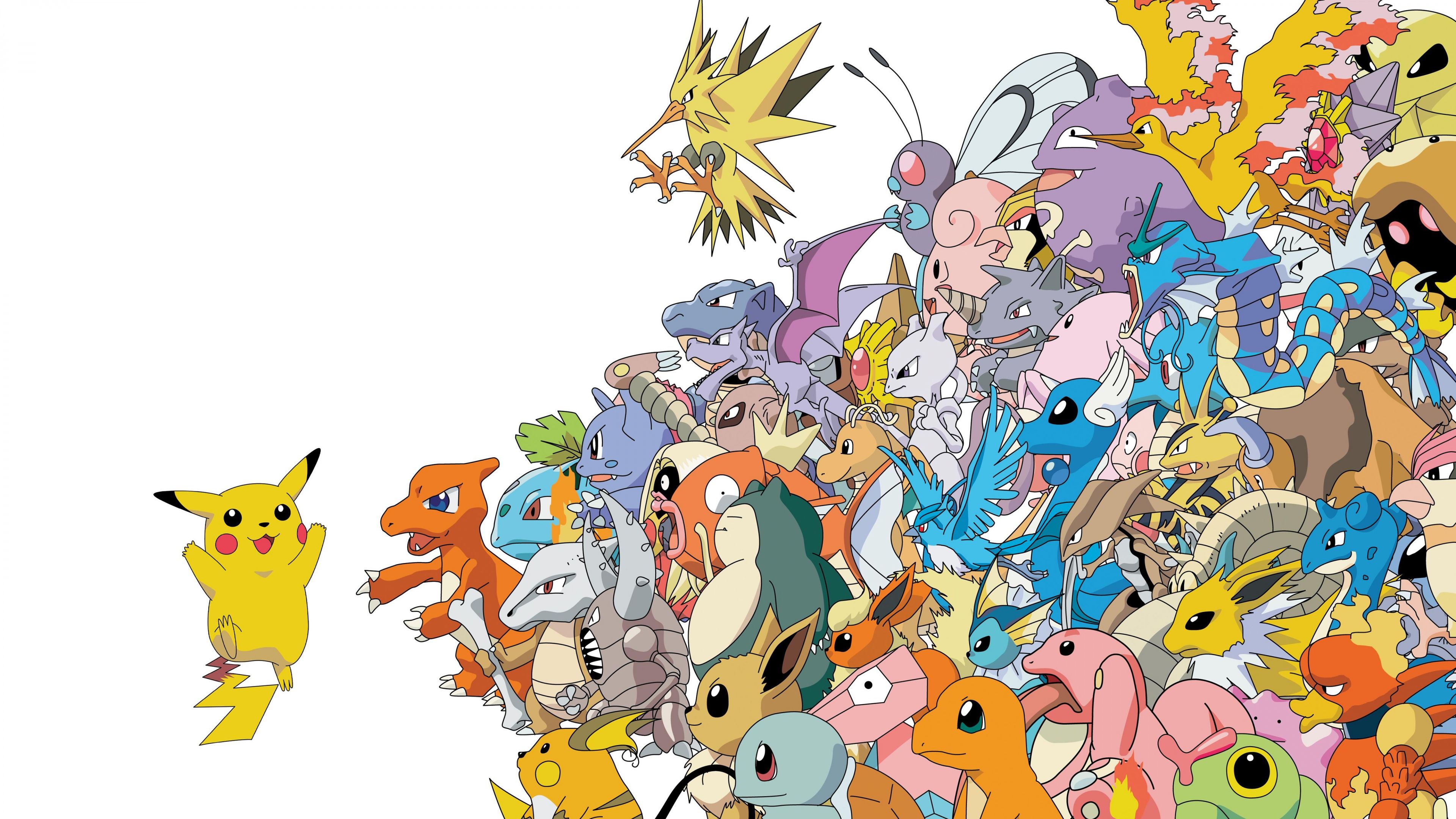 Pokemon Character poster ultra HD 4K wallpaper