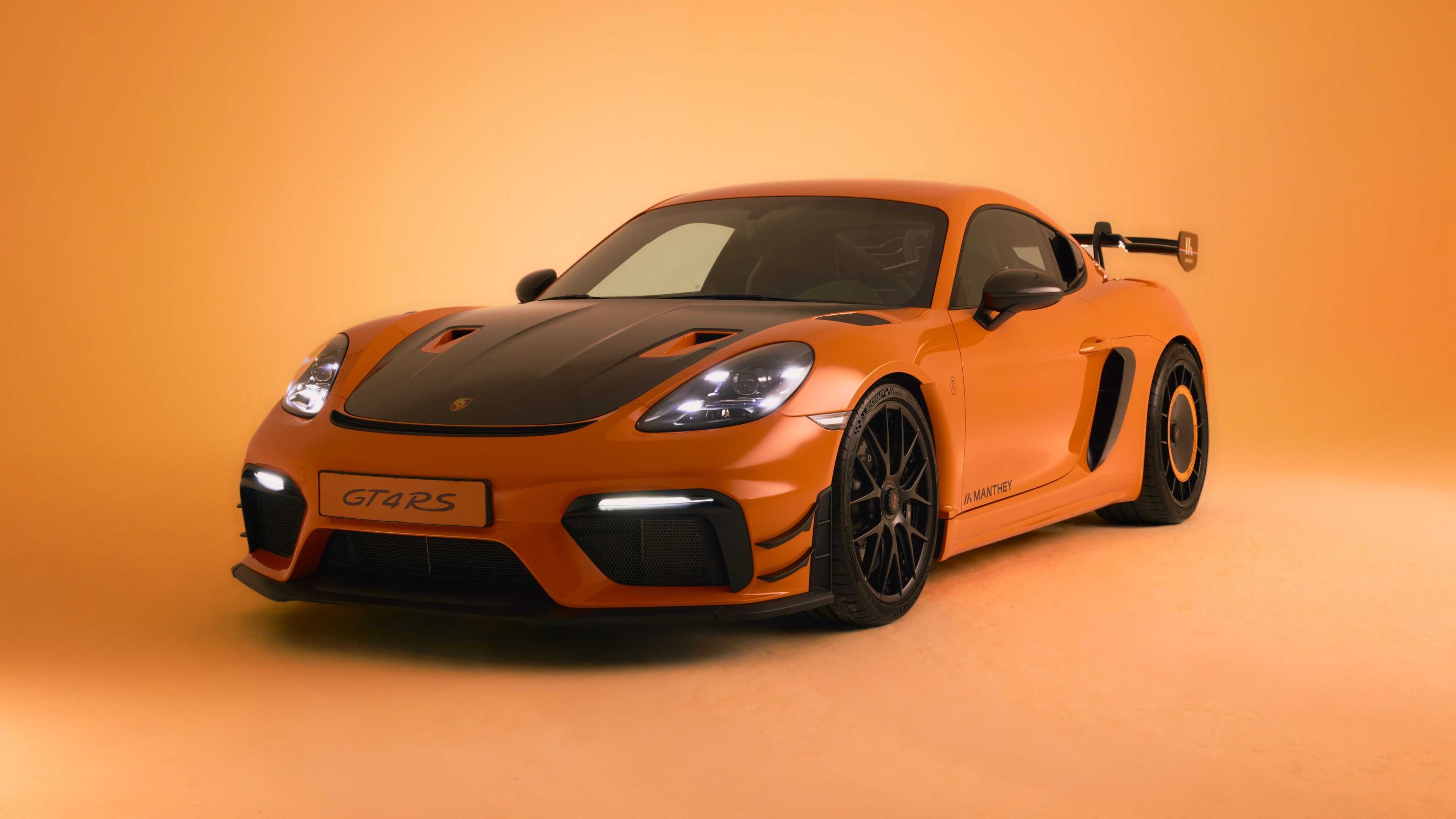 Porsche 718 Cayman GT4 RS Manthey Kit The Tulip ultra HD 4K wallpaper