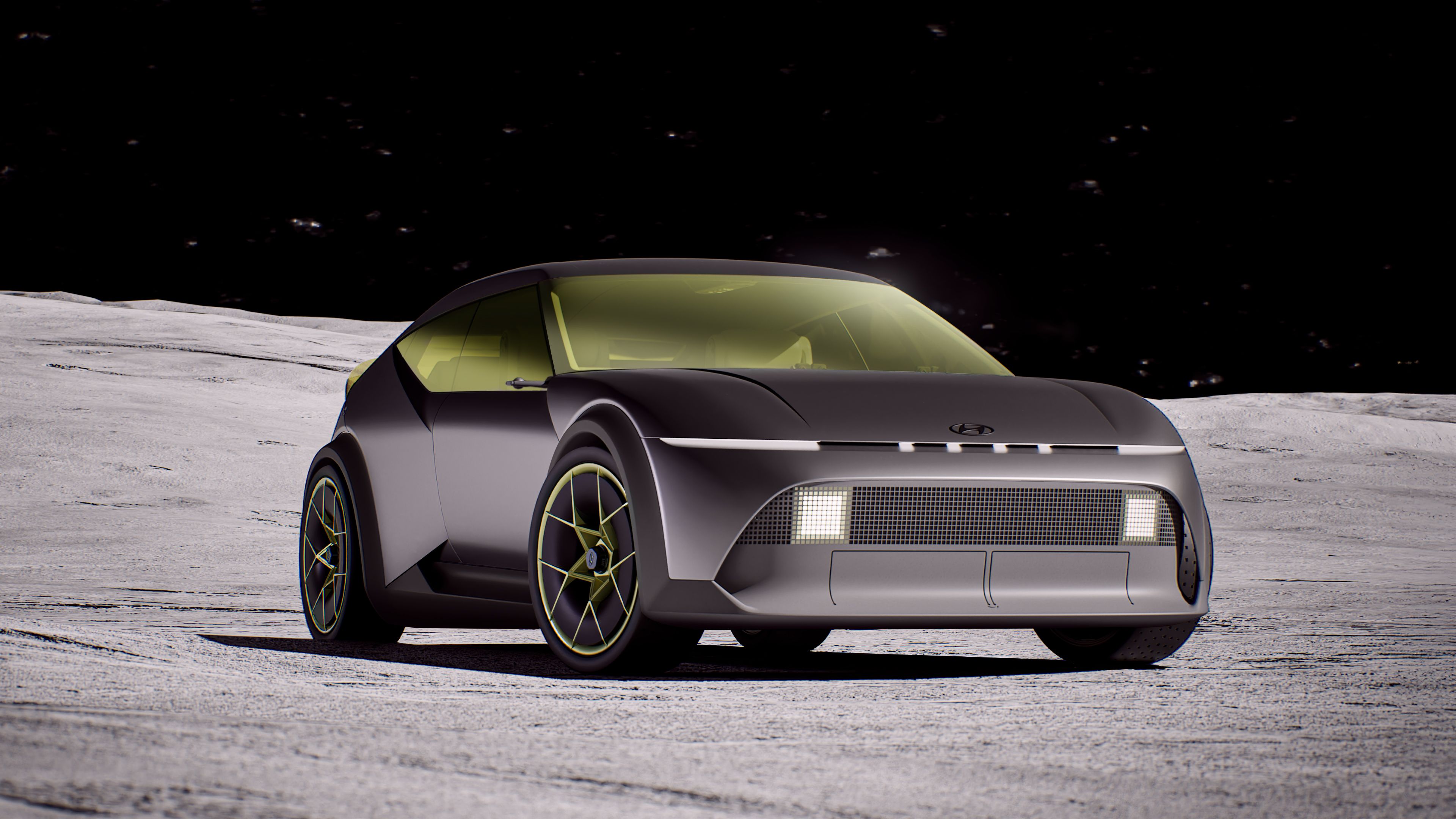 Hyundai Concept Three 2025 ultra HD 4K wallpaper