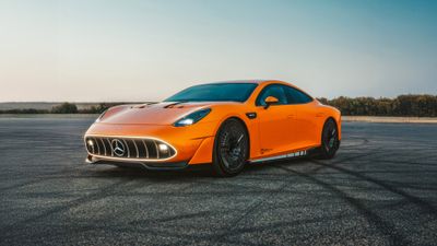 Concept AMG GT XX Outdoor ultra HD 4K wallpaper