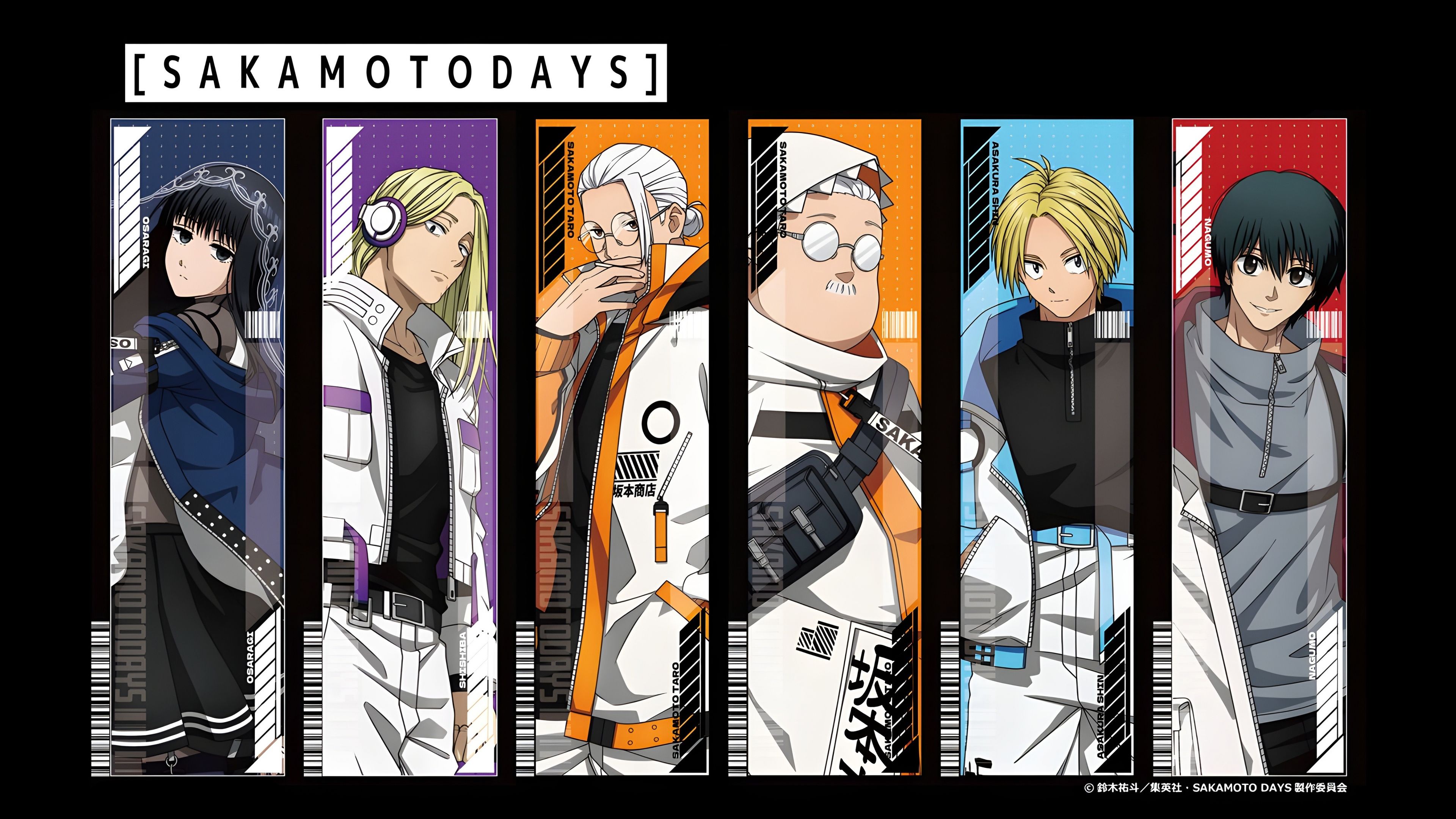 Sakamoto Days Characters ultra HD 4K wallpaper