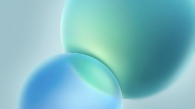 Blue abstract Gradient shapes ultra HD 4K wallpaper