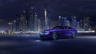 Rolls-Royce Black Badge Spectre Dubai ultra HD 4K wallpaper