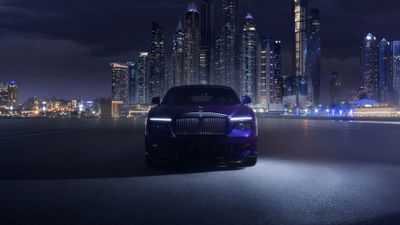 Rolls-Royce Black Badge Spectre Night ultra HD 4K wallpaper