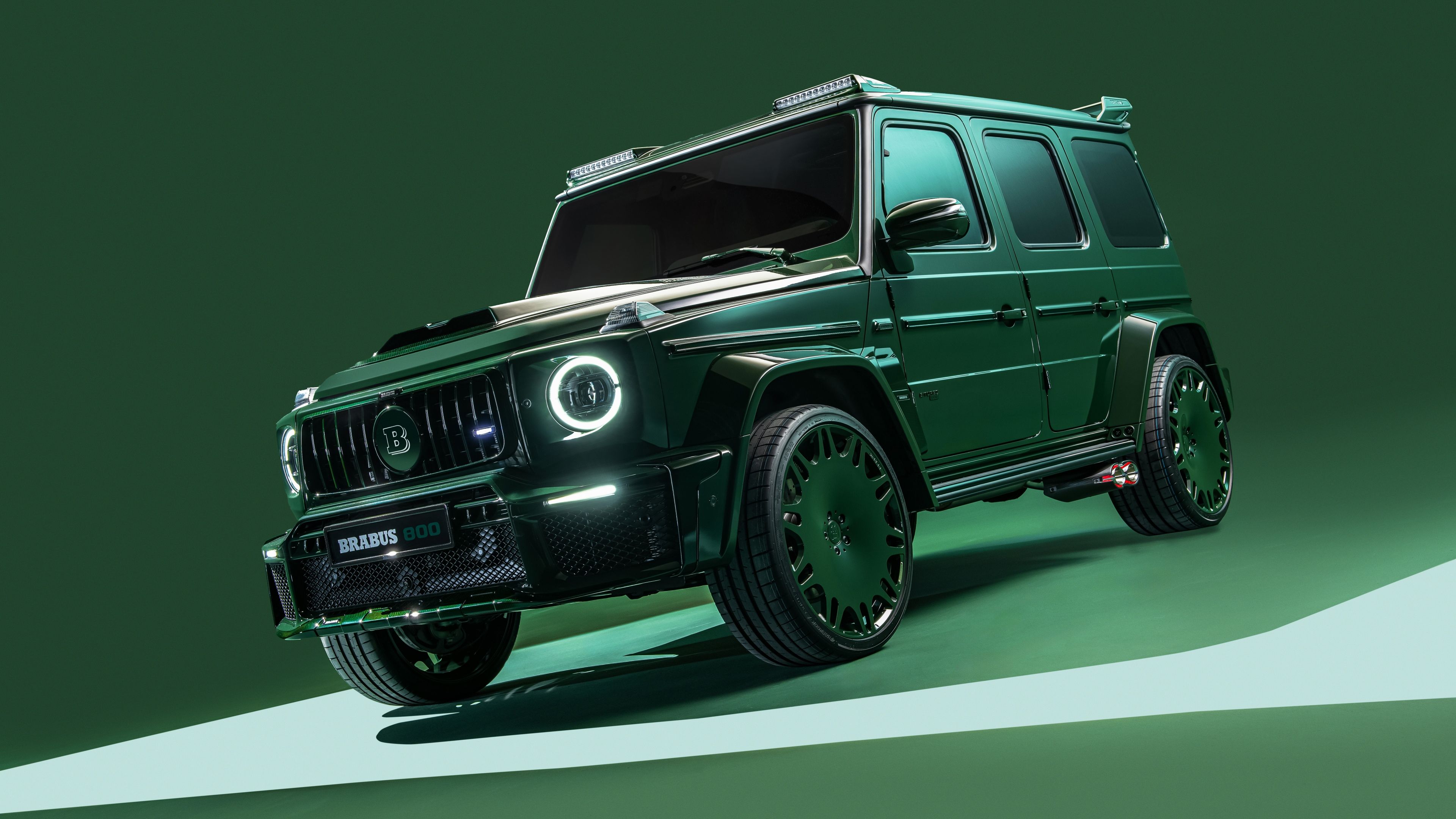 Brabus 800 Mean Green ultra HD 4K wallpaper