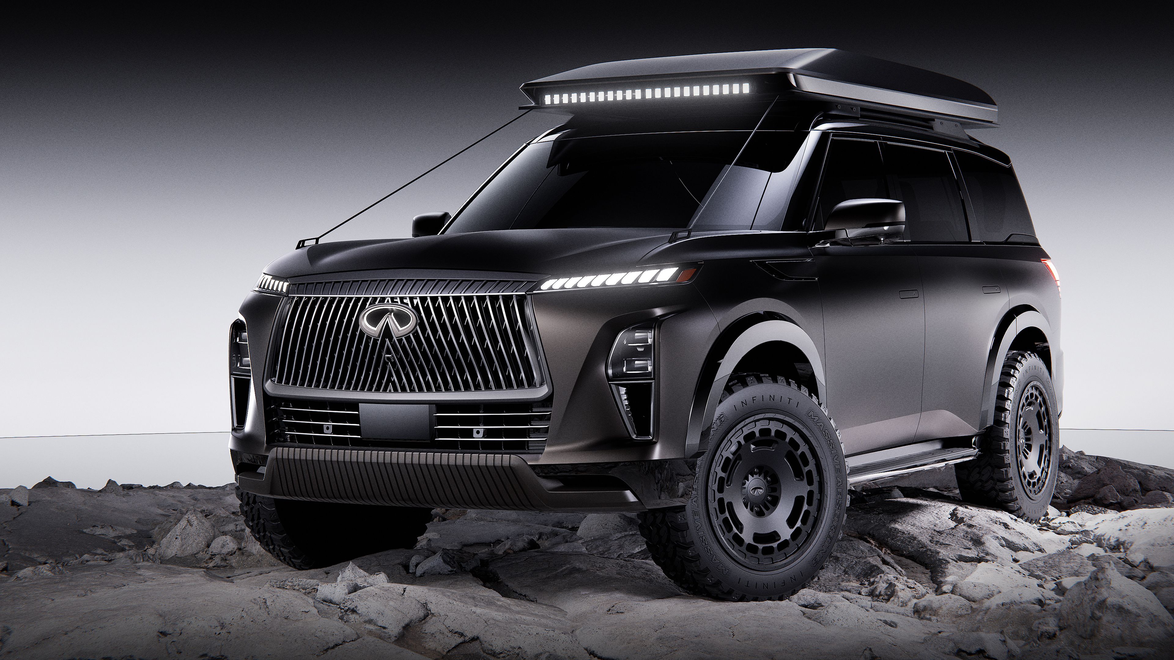 Infiniti QX80 Terrain Spec Concept 2025 ultra HD 4K wallpaper