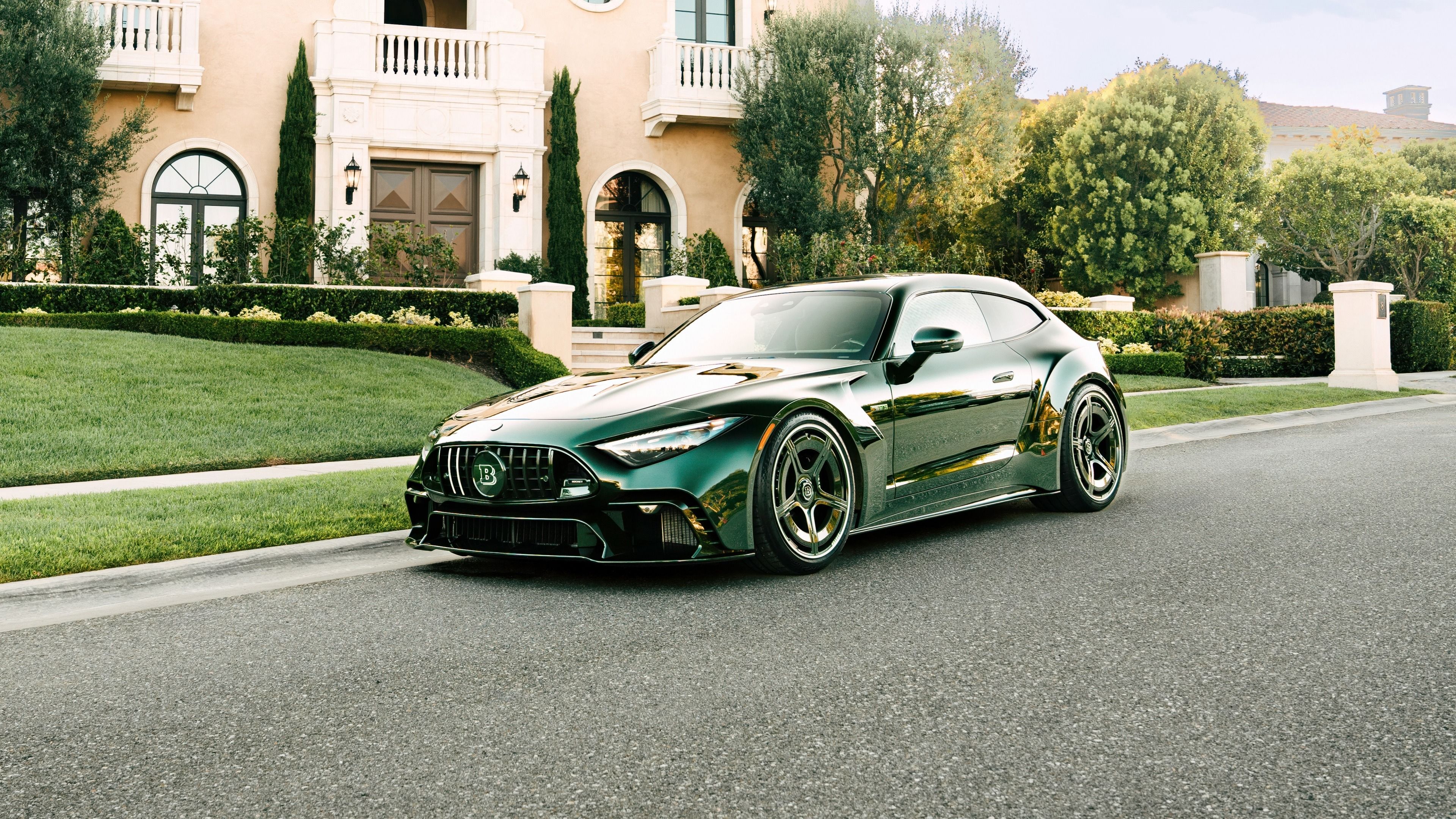 Brabus Rocket GTS Mean Green 2025 ultra HD 4K wallpaper