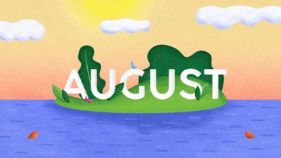 August Summer ultra HD 4K wallpaper