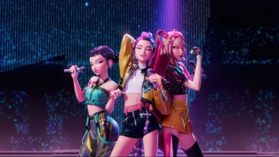 KPop Demon Hunters Huntrix ultra HD 4K wallpaper