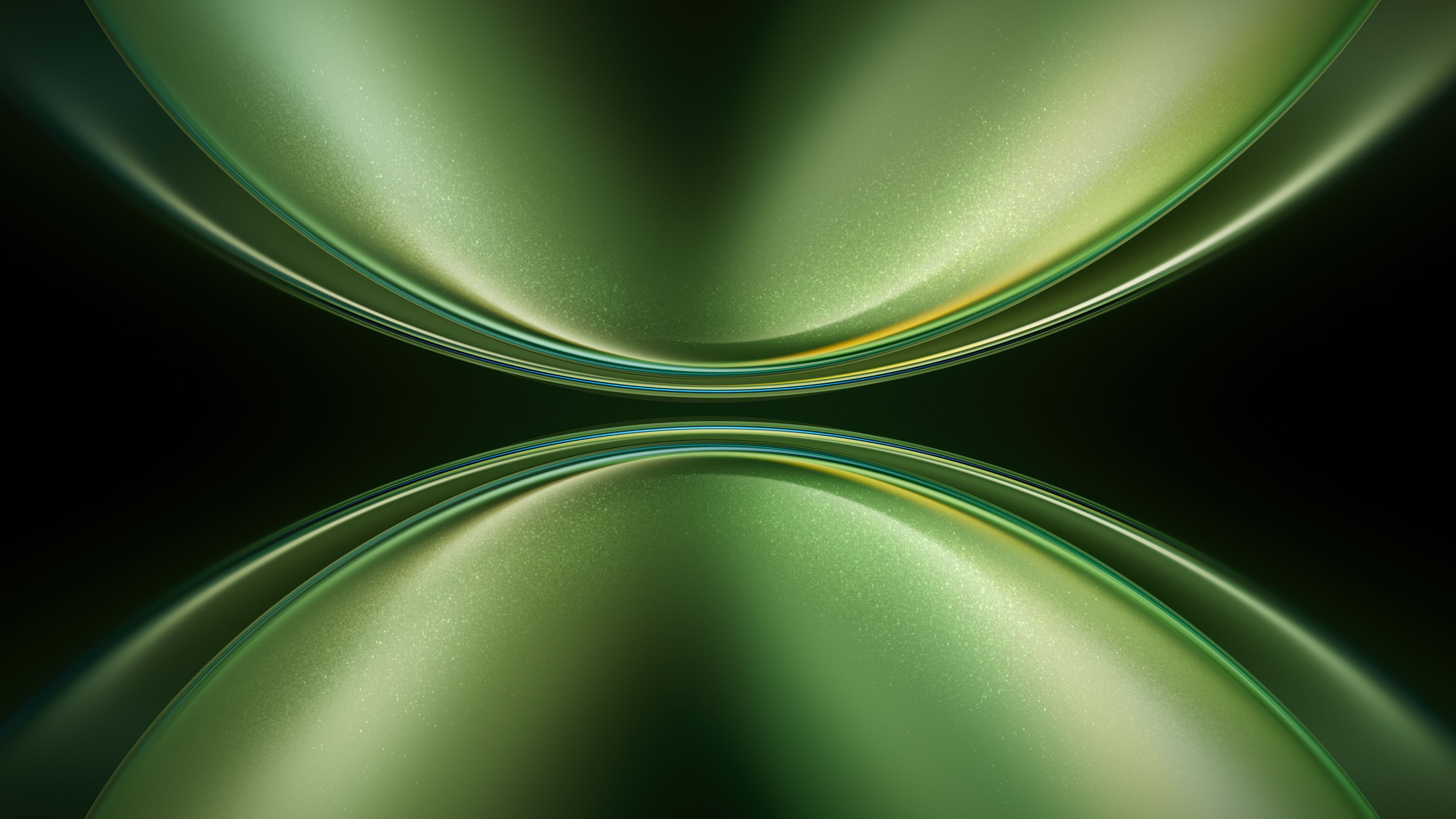 Vivo X Fold Green abstract ultra HD 4K wallpaper