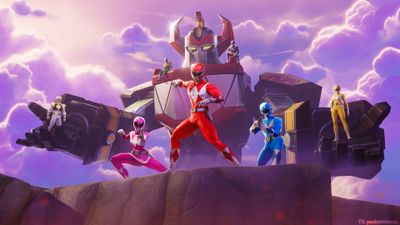 Power Rangers Fortnite ultra HD 4K wallpaper