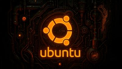 ubuntu Neon logo ultra HD 4K wallpaper