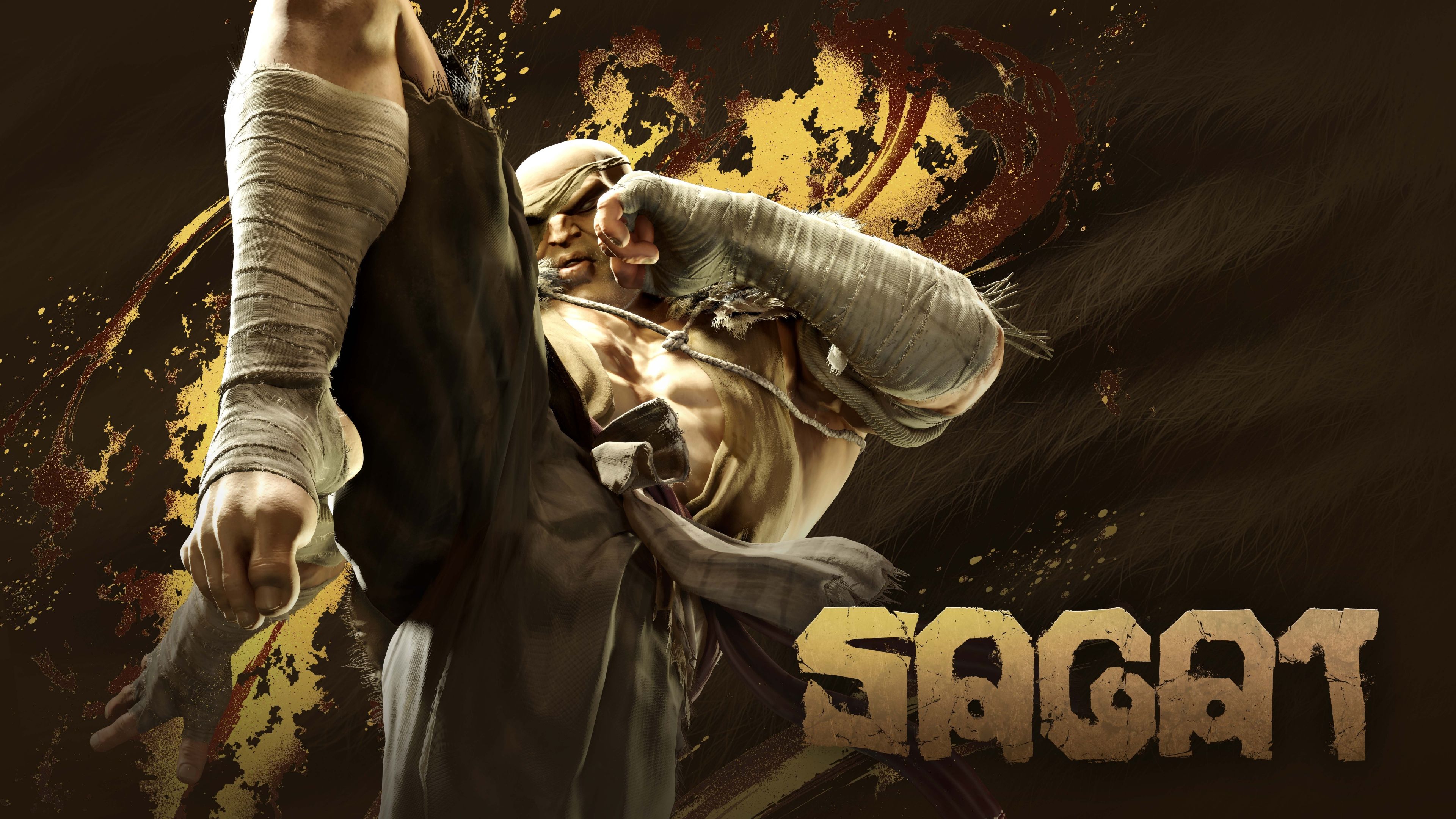 Sagat Street Fighter 6 ultra HD 4K wallpaper