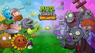 Plants vs. Zombies Replanted Key Art ultra HD 4K wallpaper