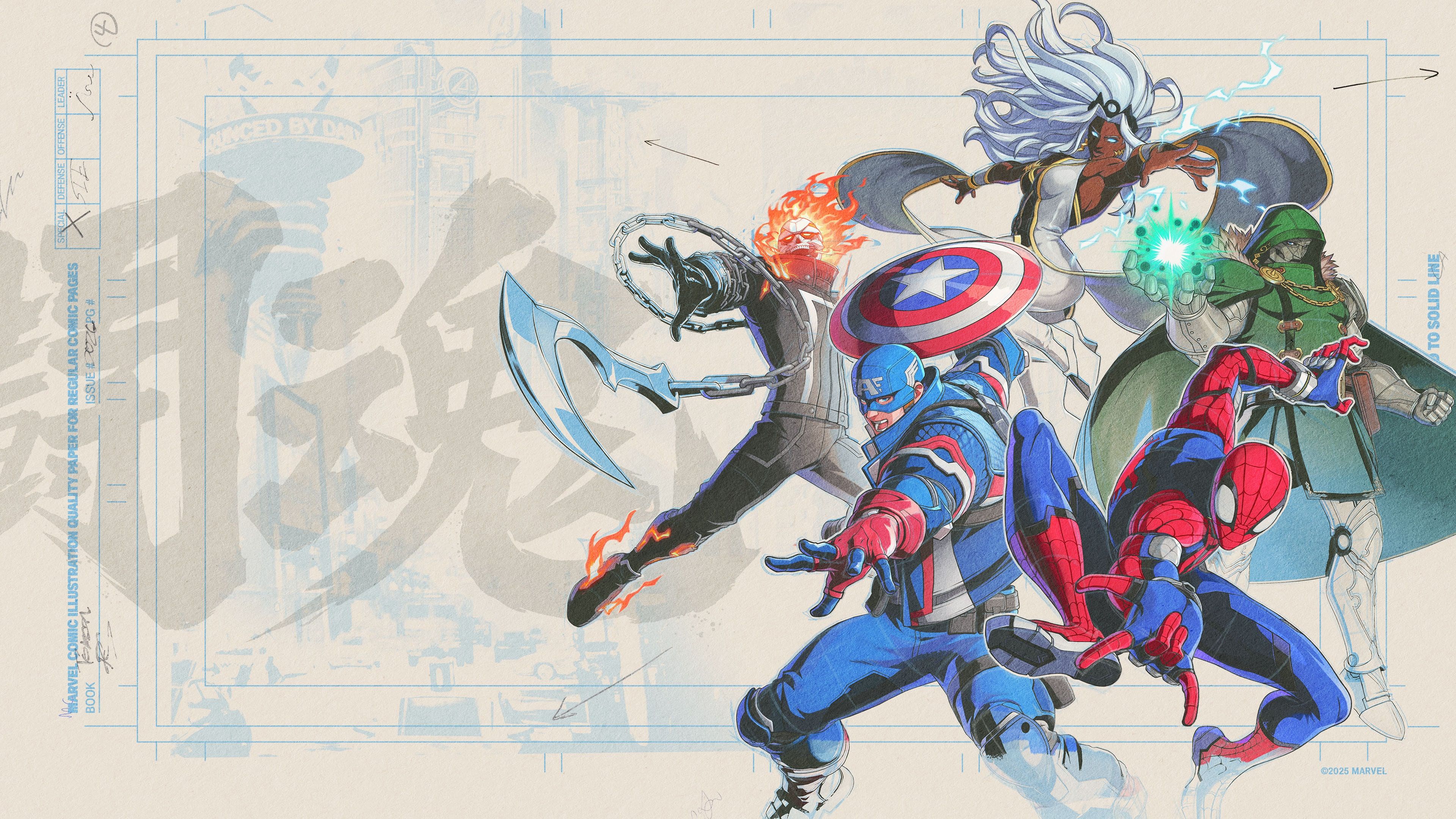 Marvel Tokon: Fighting Souls Key Art ultra HD 4K wallpaper
