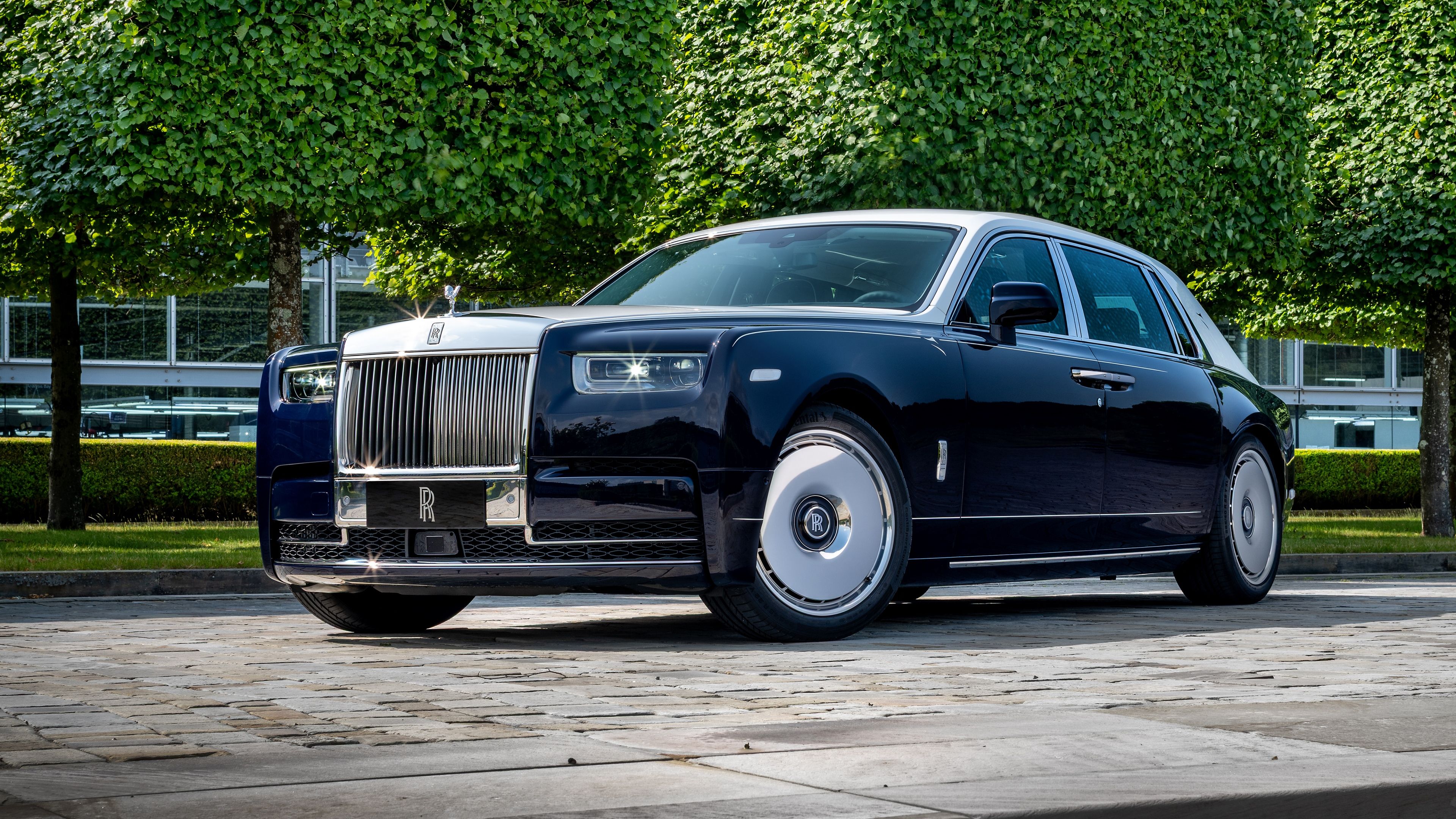 Rolls-Royce Phantom Extended Chinese Mural Art ultra HD 4K wallpaper