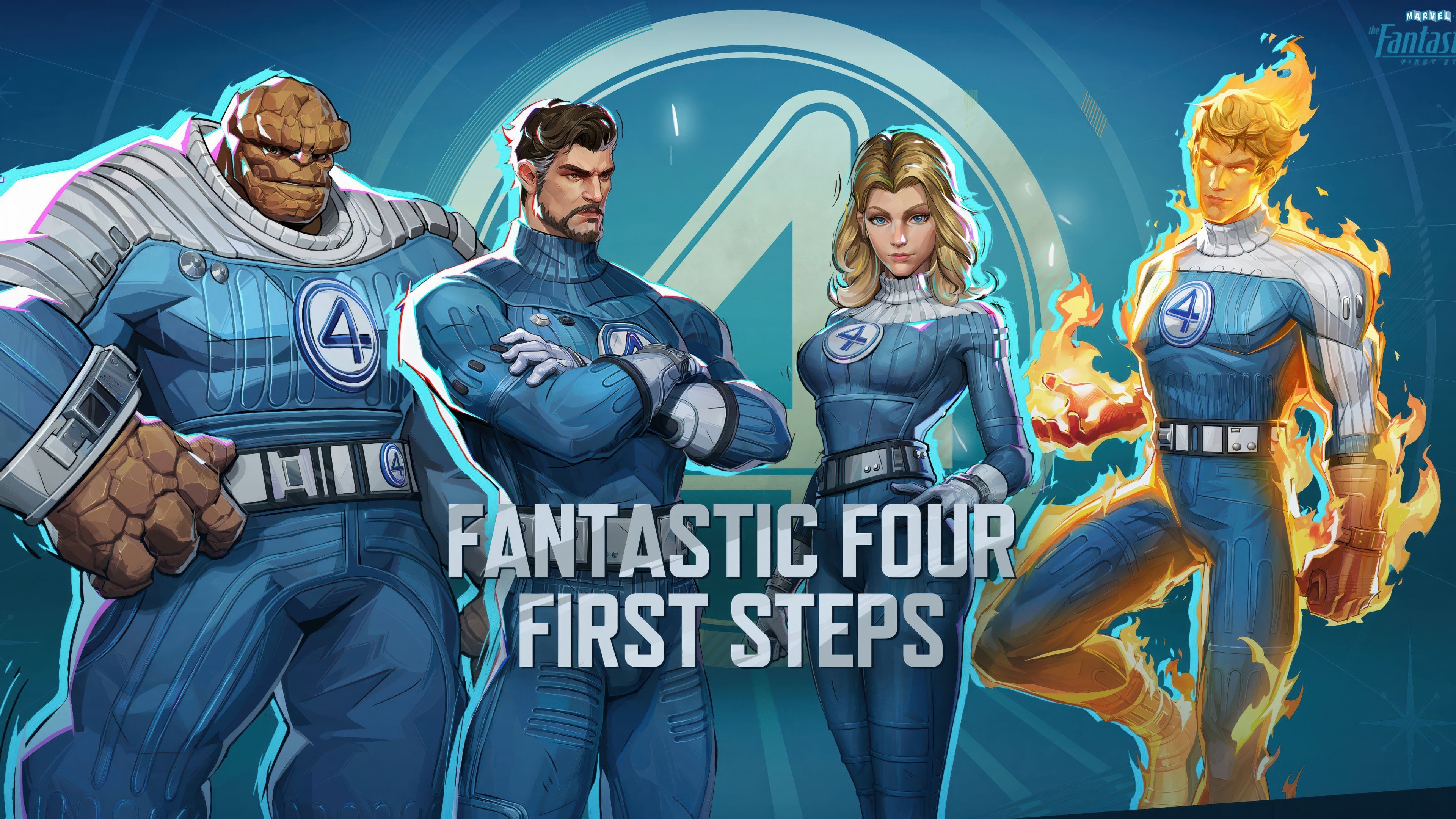 Marvel Rivals The Fantastic Four: First Steps ultra HD 4K wallpaper
