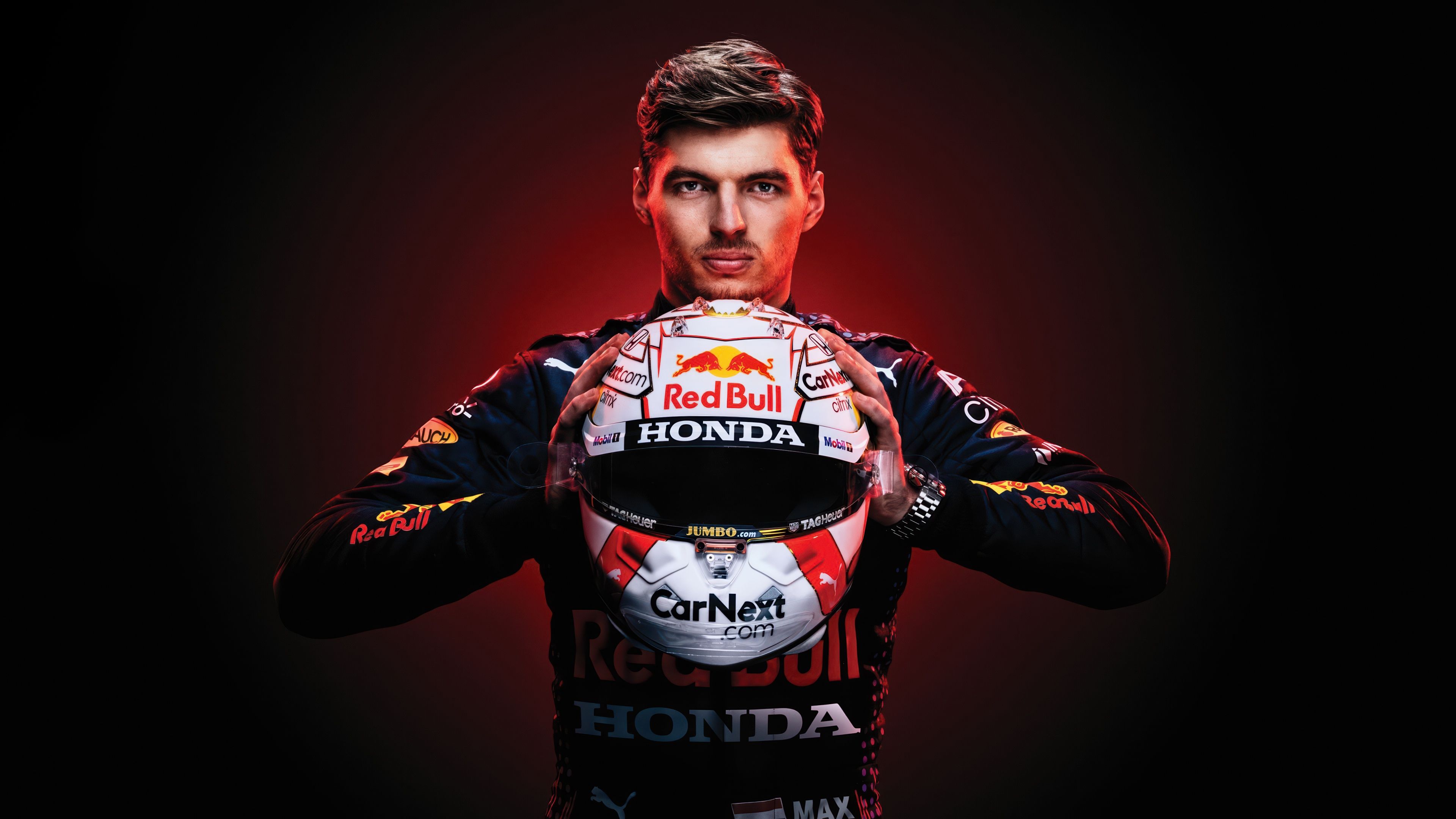 Max Verstappen Helmet ultra HD 4K wallpaper
