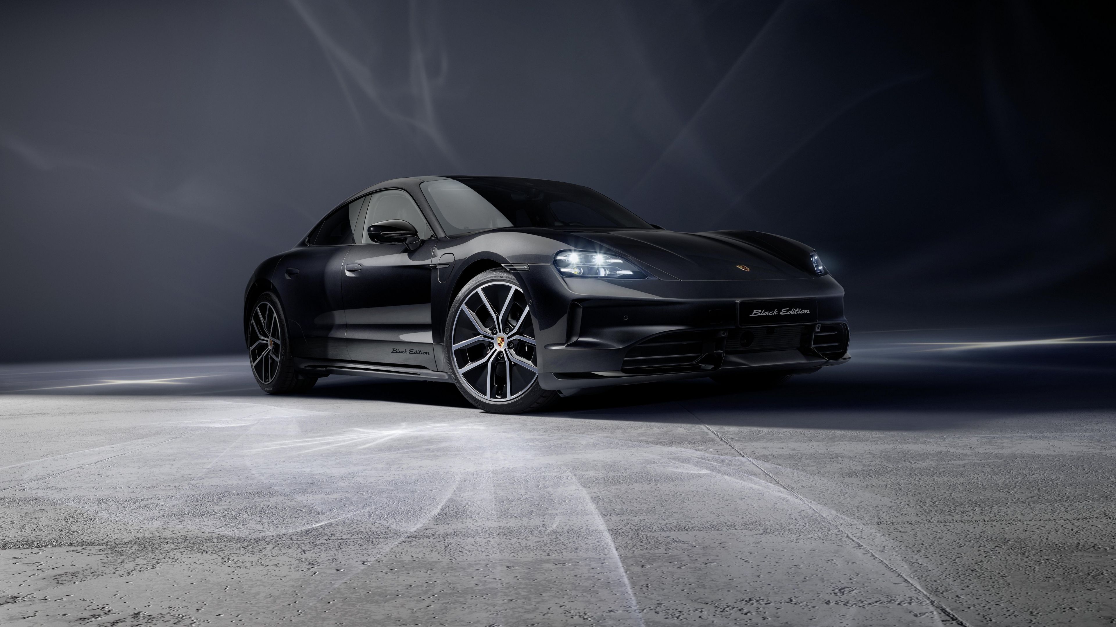 Porsche Taycan 4S Black Edition ultra HD 4K wallpaper