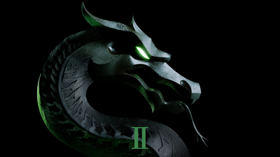 Mortal Kombat II Logo ultra HD 4K wallpaper