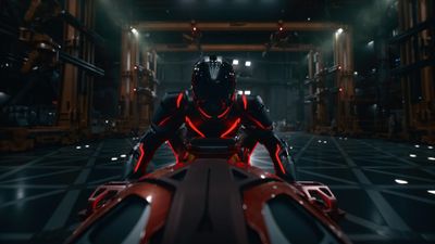 Tron: Ares AI Soldier ultra HD 4K wallpaper