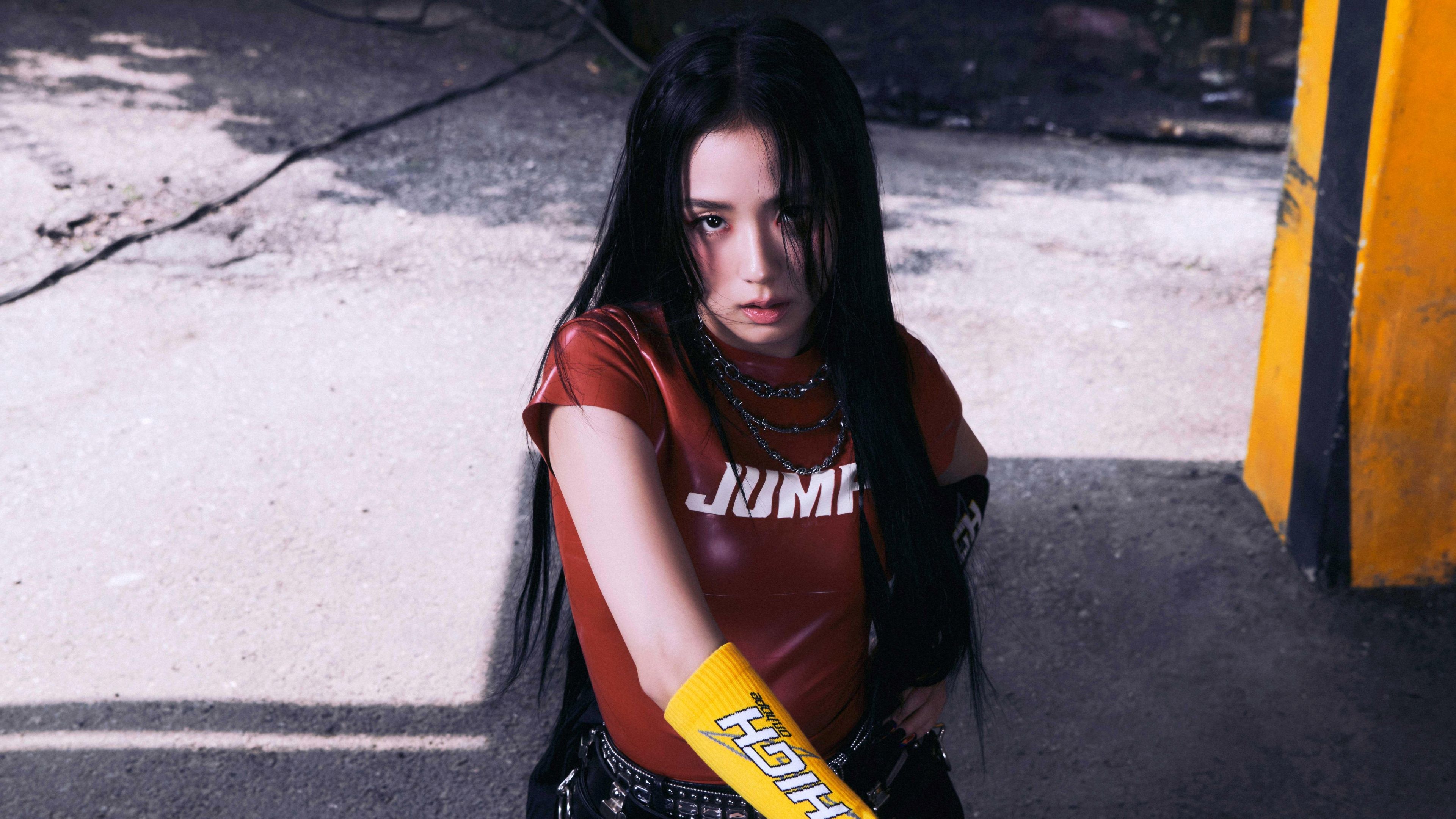 Jisoo - JUMP ultra HD 4K wallpaper