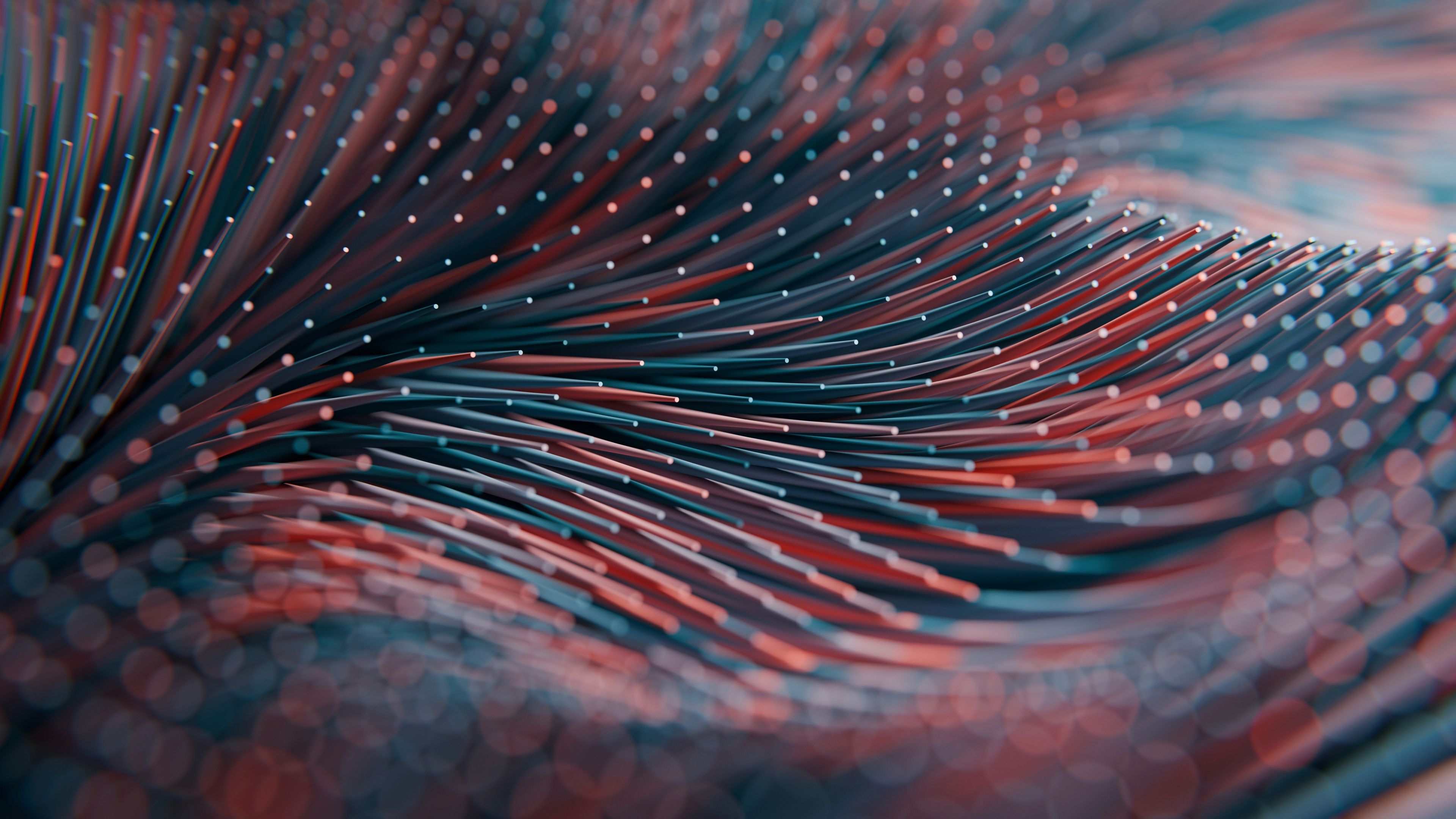 Data illustration Waves ultra HD 4K wallpaper
