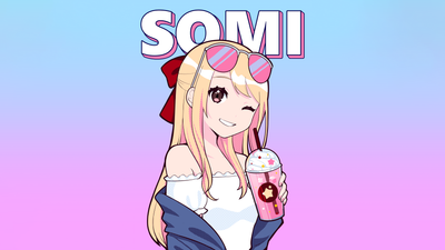 Jeon Somi Anime girl ultra HD 4K wallpaper