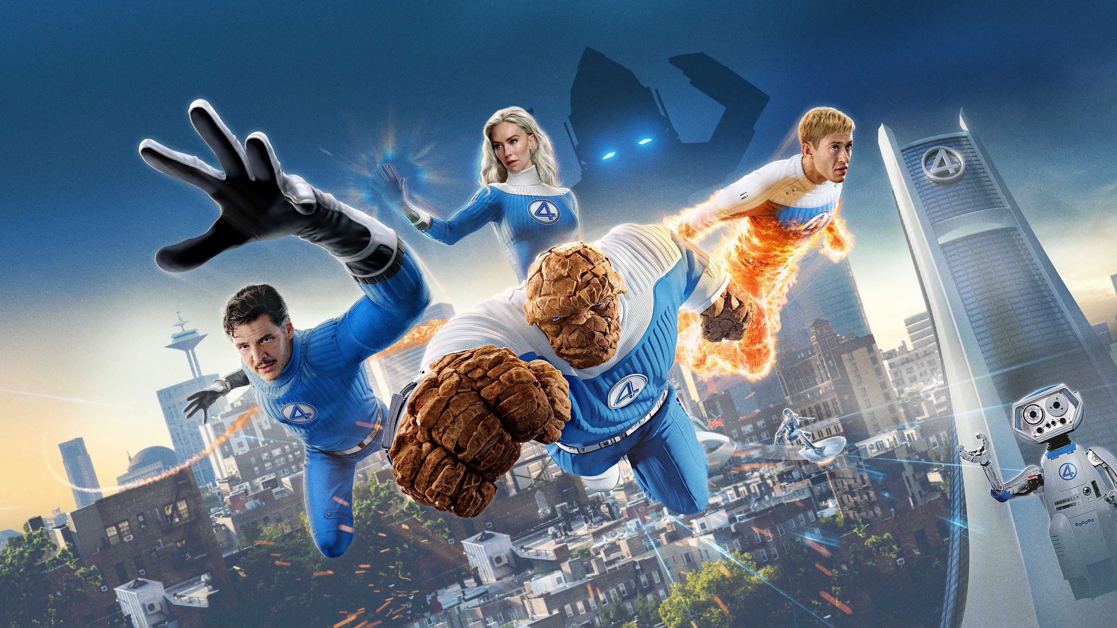 The Fantastic Four: First Steps Superheroes ultra HD 4K wallpaper