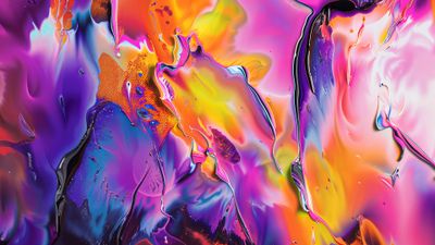 Multicolor Fluid art ultra HD 4K wallpaper