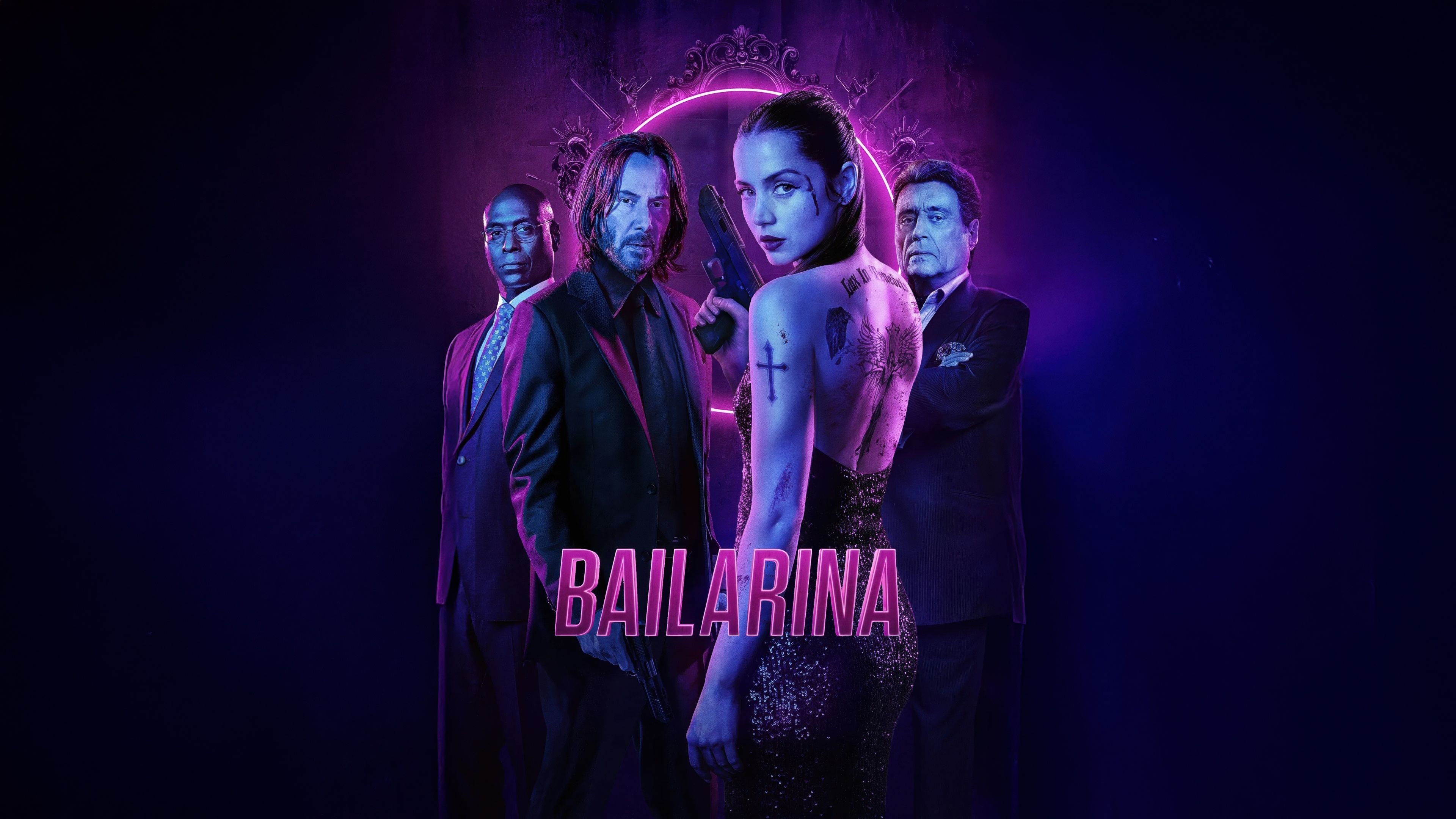 Ballerina John Wick ultra HD 4K wallpaper