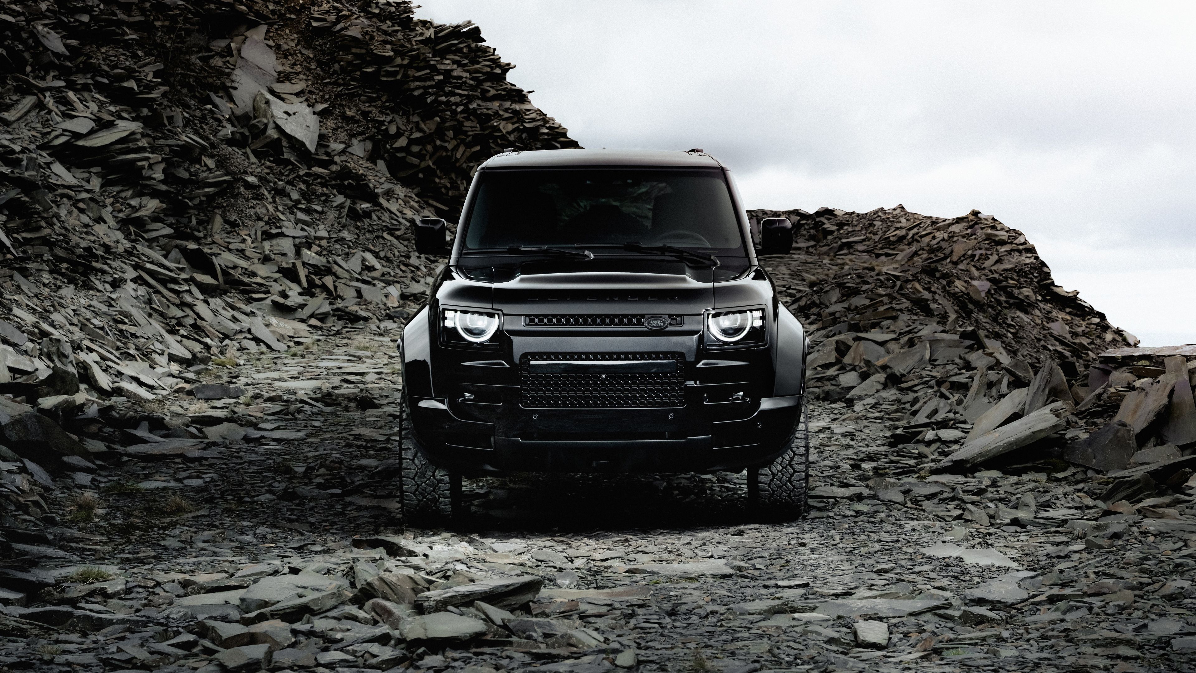 Land Rover Defender OCTA Black 2025 ultra HD 4K wallpaper