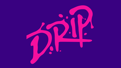 Drippy Purple background ultra HD 4K wallpaper