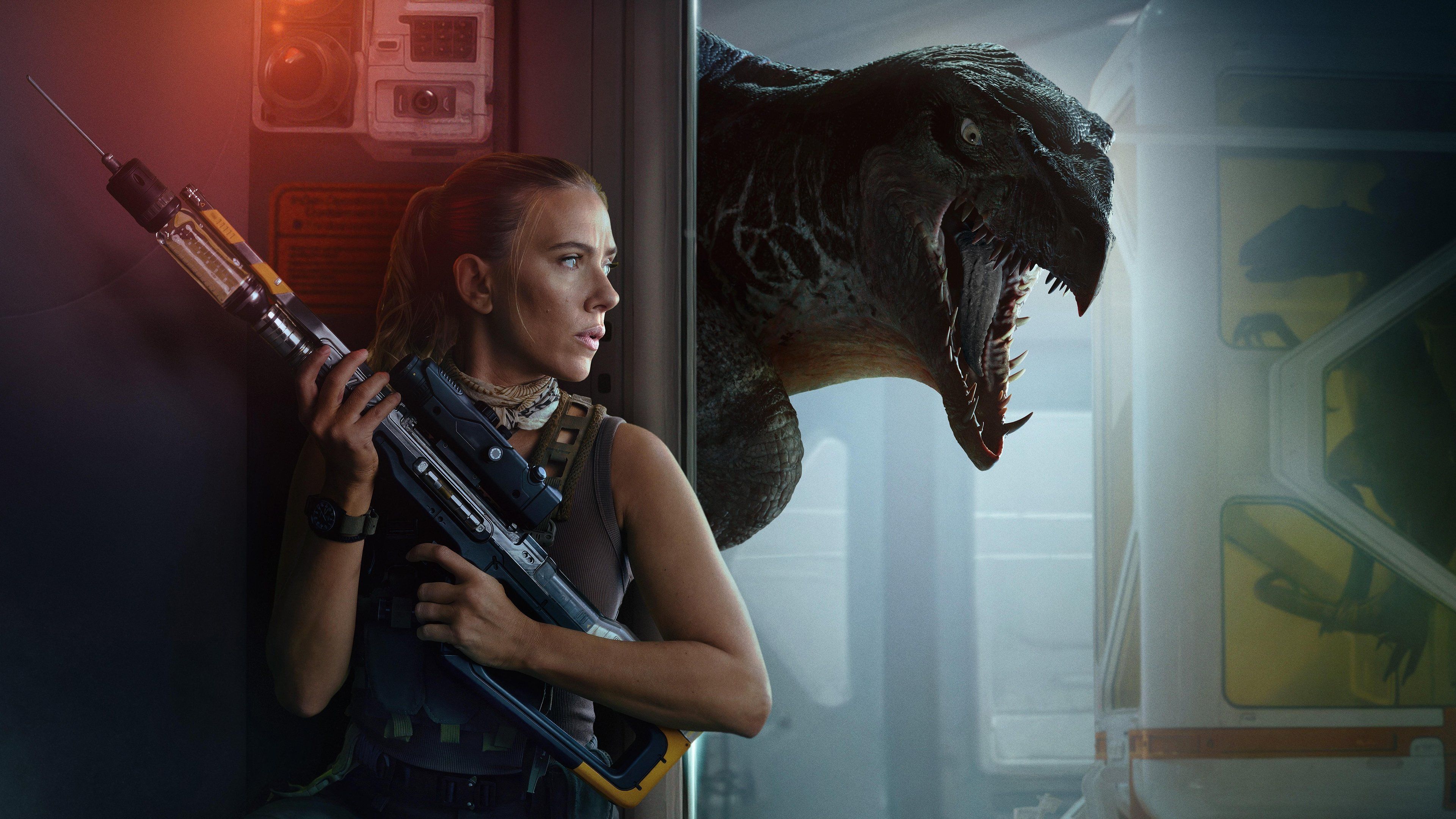 Scarlett Johansson Jurassic World Rebirth ultra HD 4K wallpaper
