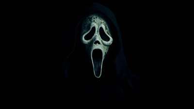 Ghostface Black background ultra HD 4K wallpaper