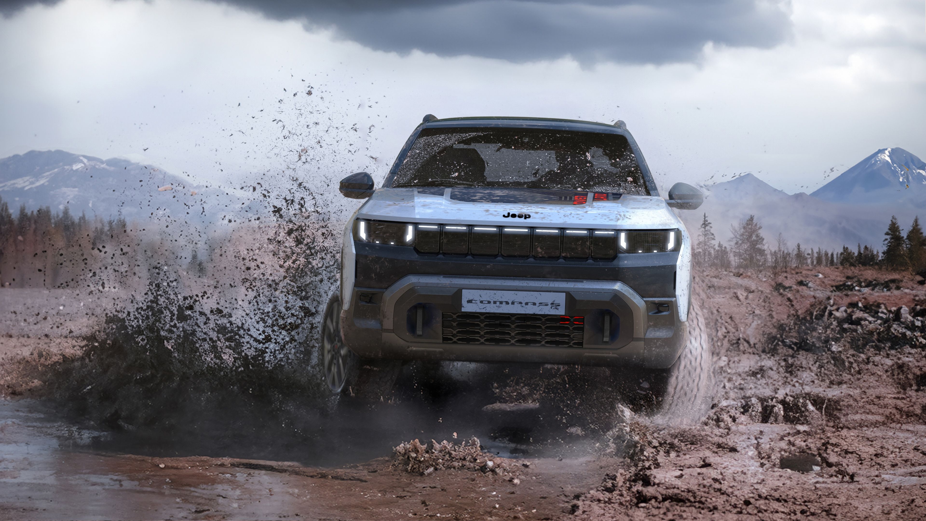 Jeep Compass 4xe Overland 2025 ultra HD 4K wallpaper