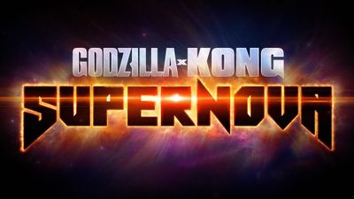 Godzilla x Kong: Supernova Logo ultra HD 4K wallpaper