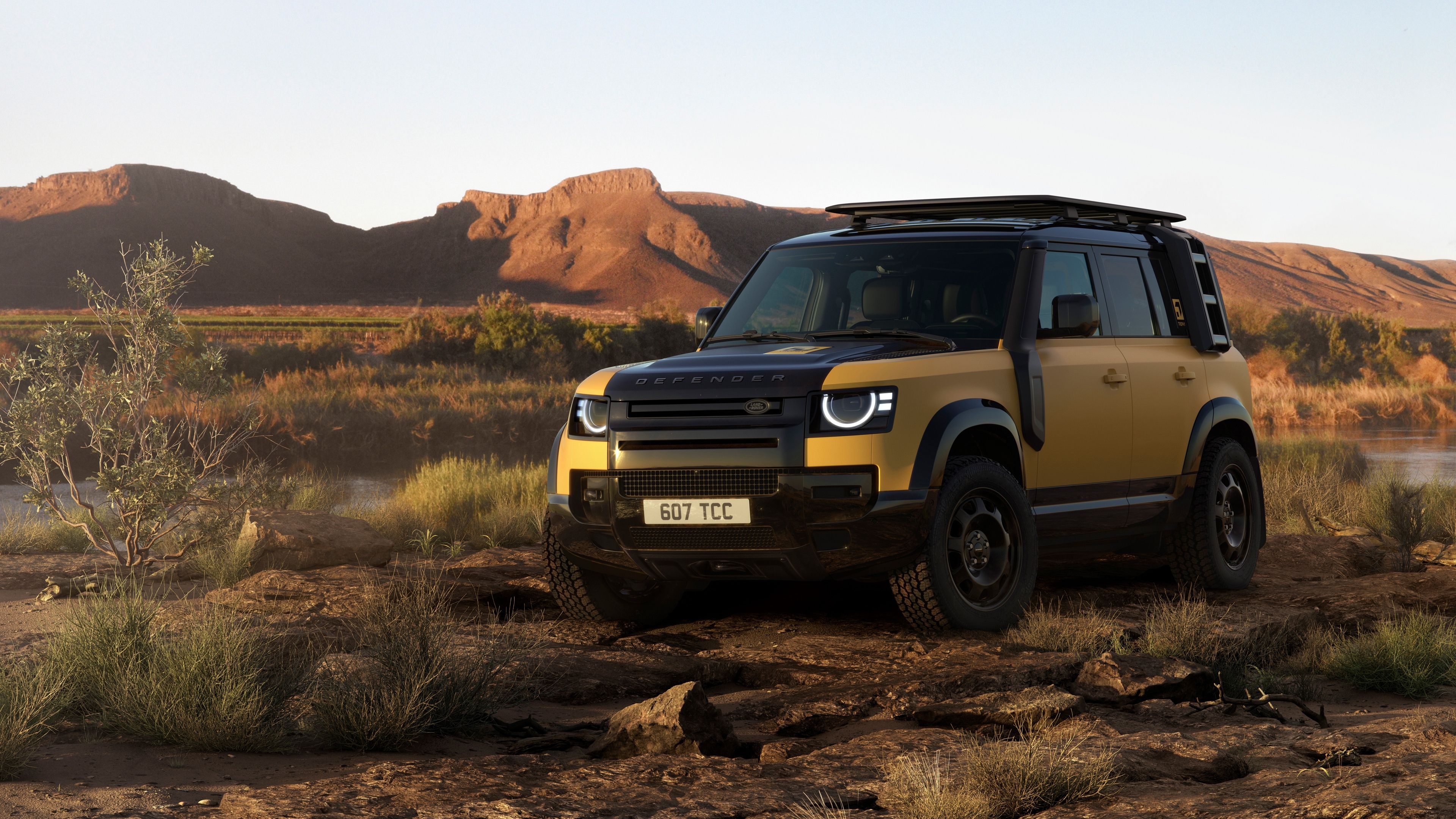 Land Rover Defender 110 Trophy Edition 2025 ultra HD 4K wallpaper