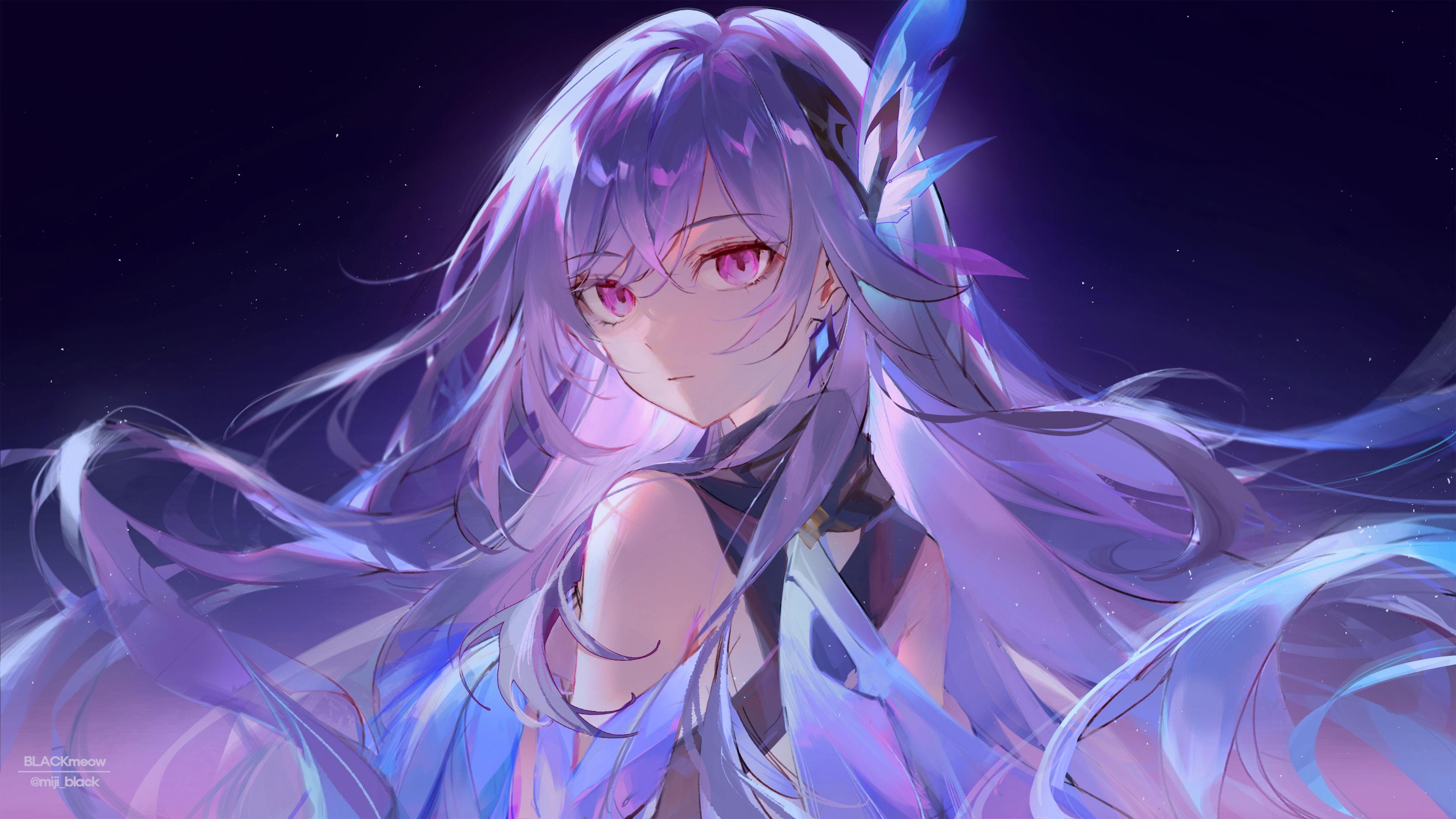Genshin Impact Skirk ultra HD 4K wallpaper