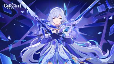 Skirk Anime girl ultra HD 4K wallpaper