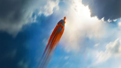 Superman Flying ultra HD 4K wallpaper