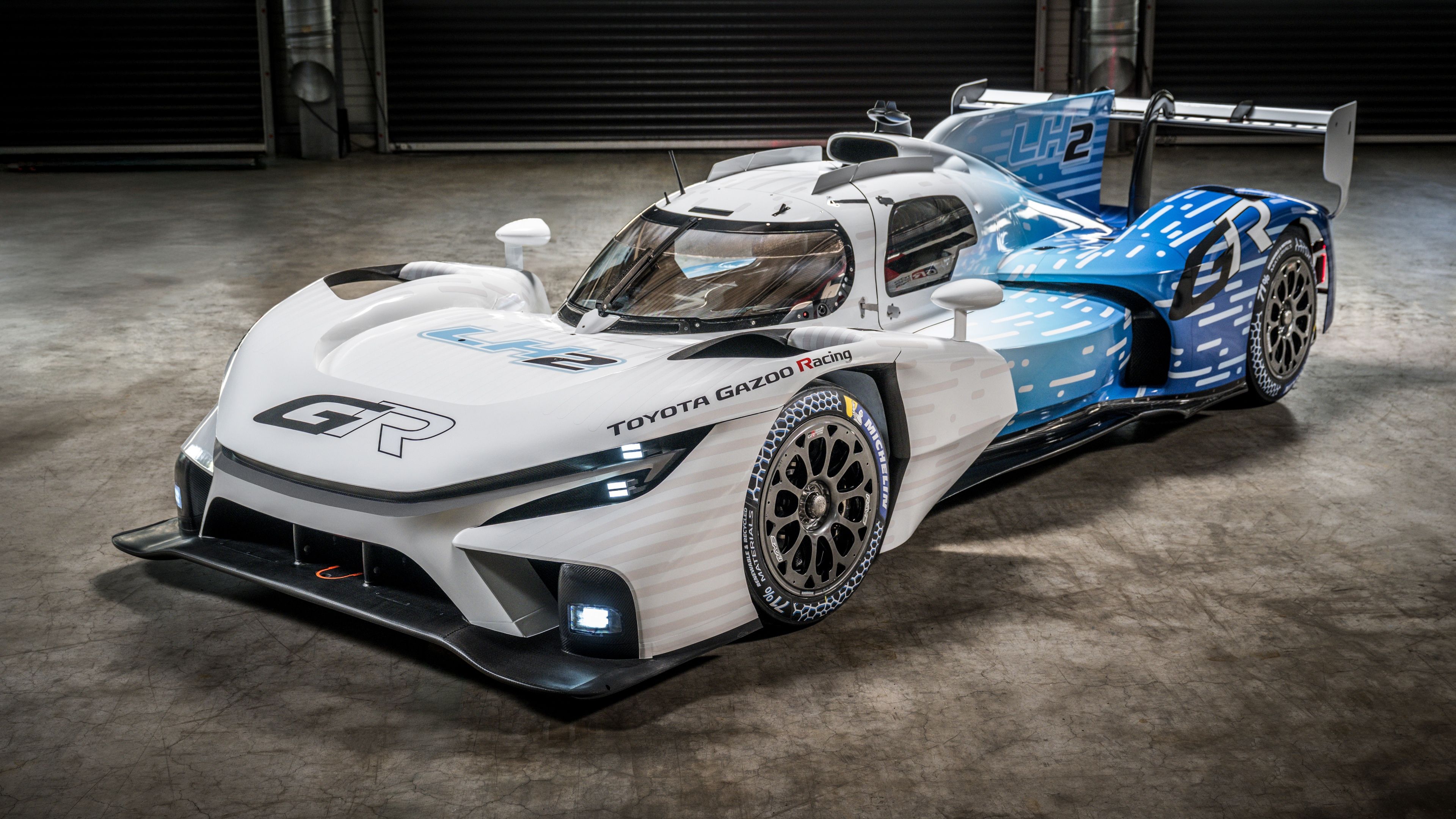 Toyota GR LH2 Racing Concept 2025 ultra HD 4K wallpaper