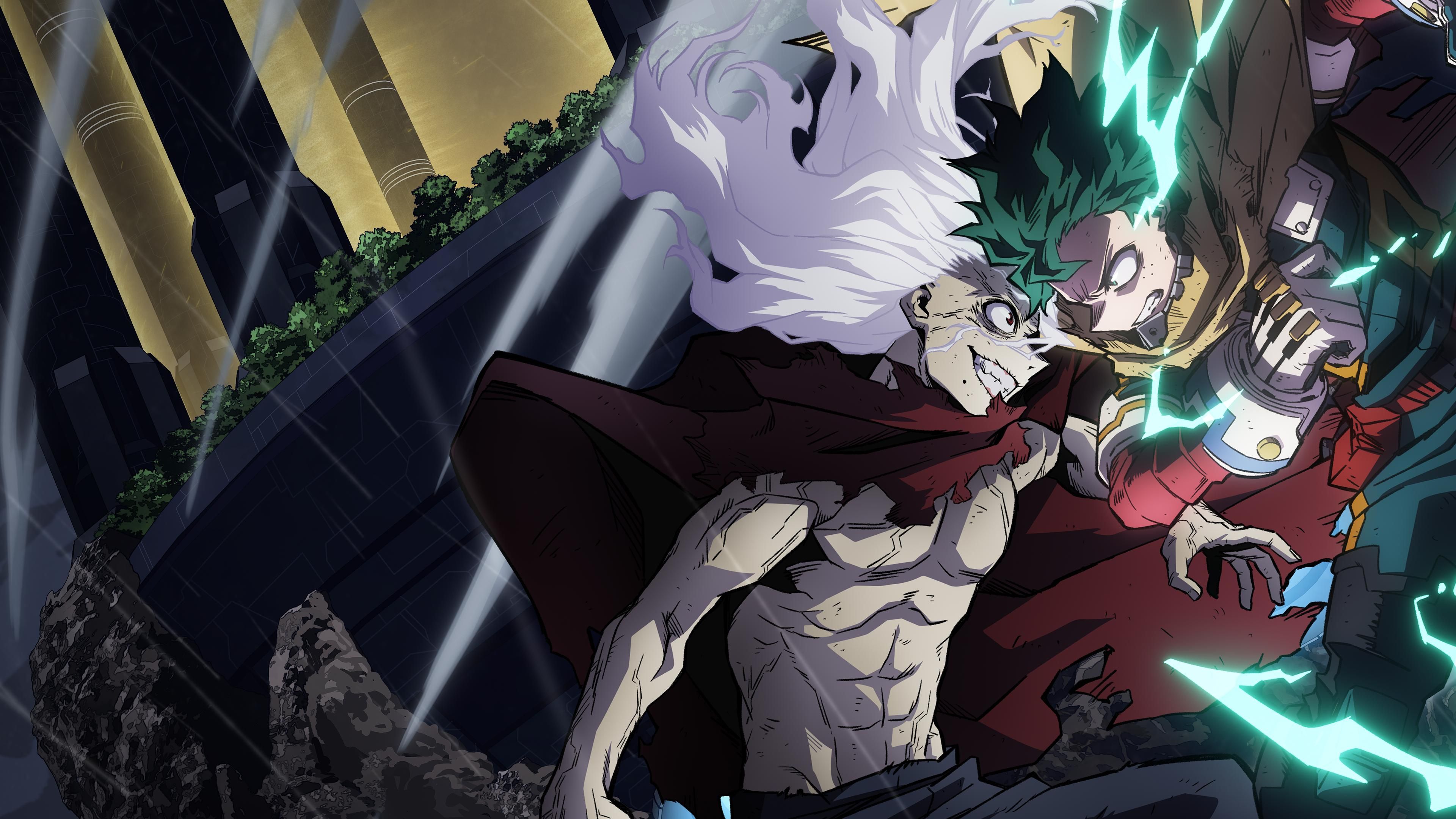 Izuku Midoriya vs Tomura Shigaraki Season 7 ultra HD 4K wallpaper