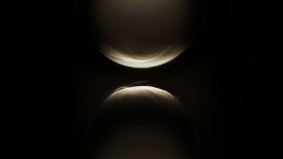 Golden Glowing particles ultra HD 4K wallpaper